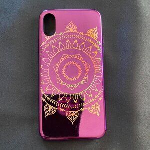 Phone X Purple and Silver Phone-cases